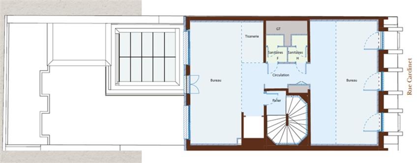 Bureau Location 75017 PARIS 115 RUE CARDINET