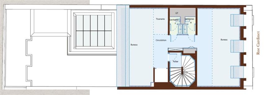 Bureau Location 75017 PARIS 115 RUE CARDINET