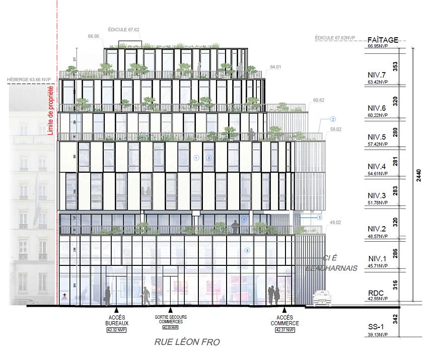 Bureau Location 75011 PARIS 8-10 RUE LEON FROT