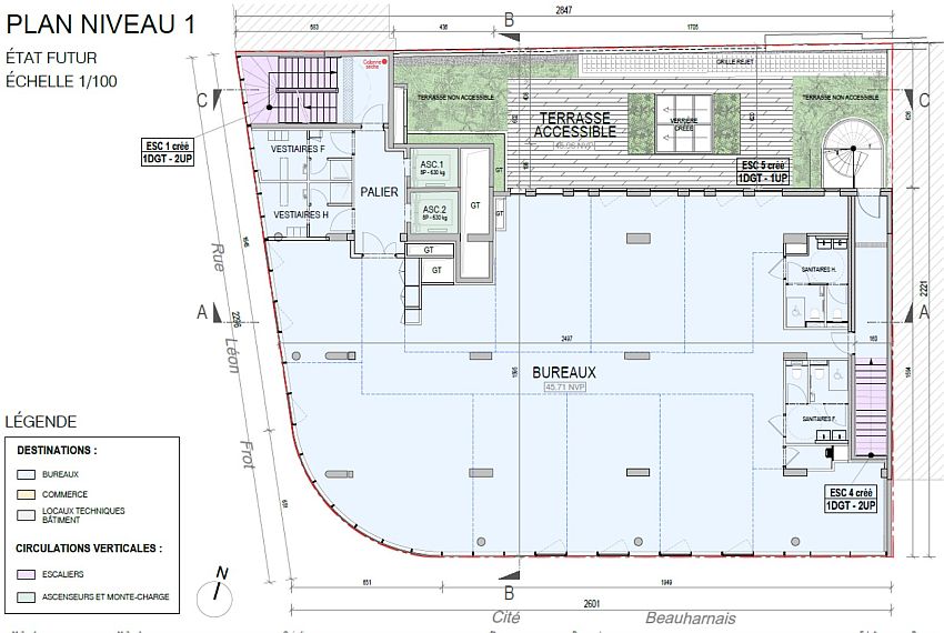 Bureau Location 75011 PARIS 8-10 RUE LEON FROT