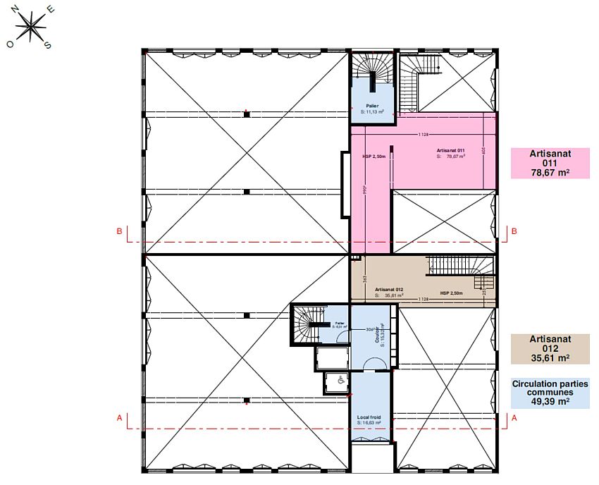 Local d'activités Location 33100 BORDEAUX 42 RUE RENE CHAR
