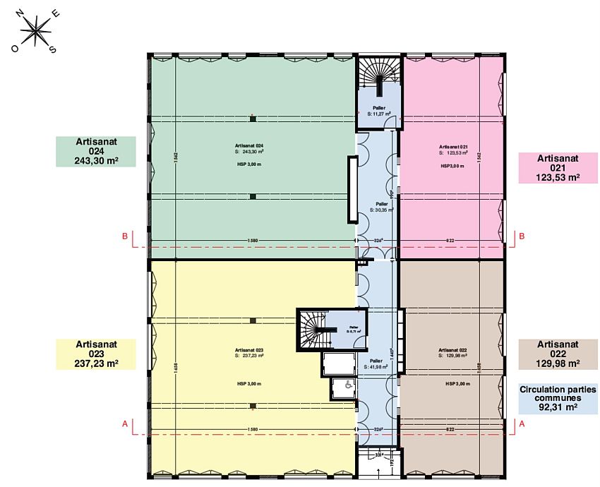 Local d'activités Location 33100 BORDEAUX 42 RUE RENE CHAR