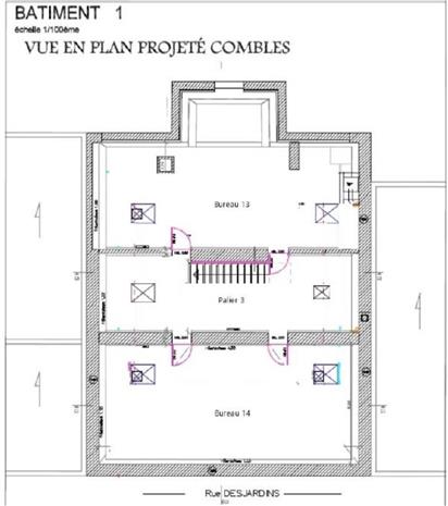Bureau Location 49100 ANGERS 79 RUE DESJARDINS