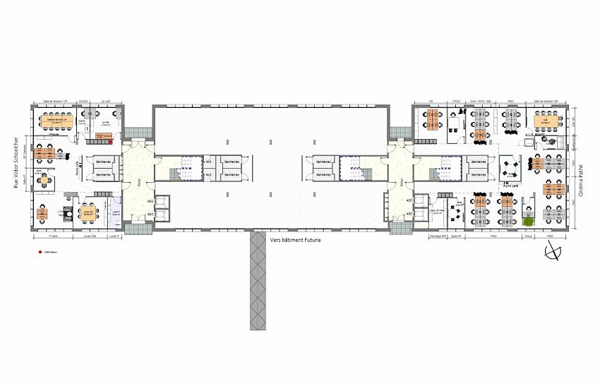 Bureau Location 44800 ST HERBLAIN 6-6BIS RUE VICTOR SCHOELCHER