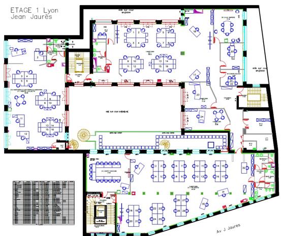 Bureau Vente 69007 LYON 37-39 AVENUE JEAN JAURES