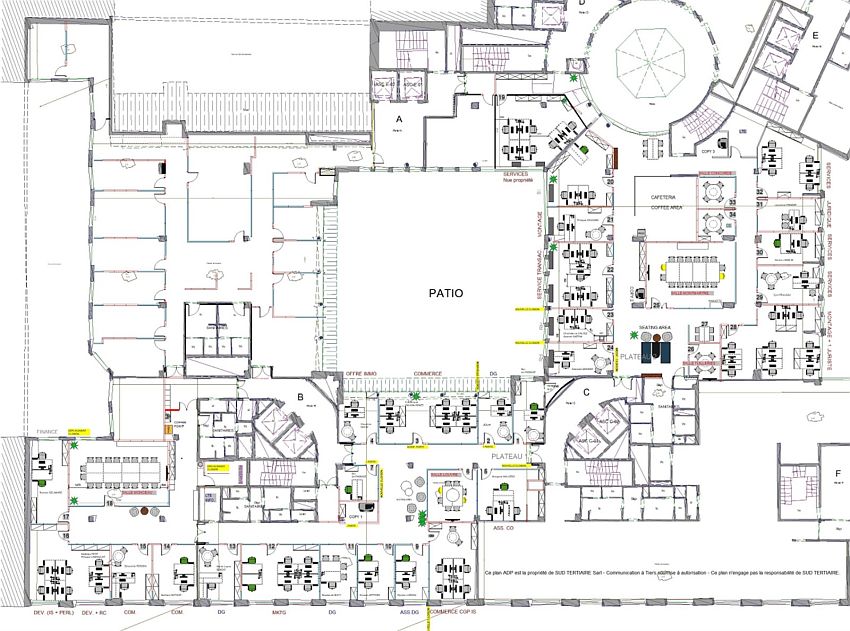 Bureau Location 75002 PARIS 111-119 RUE REAUMUR