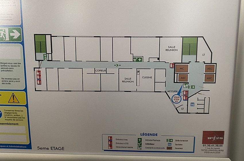 Bureau Location 75017 PARIS 8 RUE BERNARD BUFFET