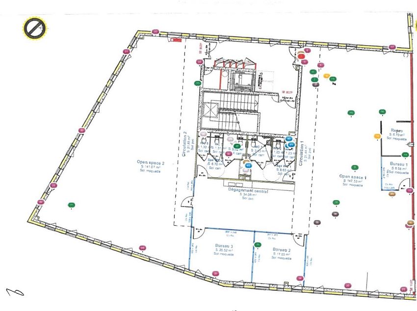 Bureau Location 35510 CESSON SEVIGNE 801 AVENUE DES CHAMPS BLANCS