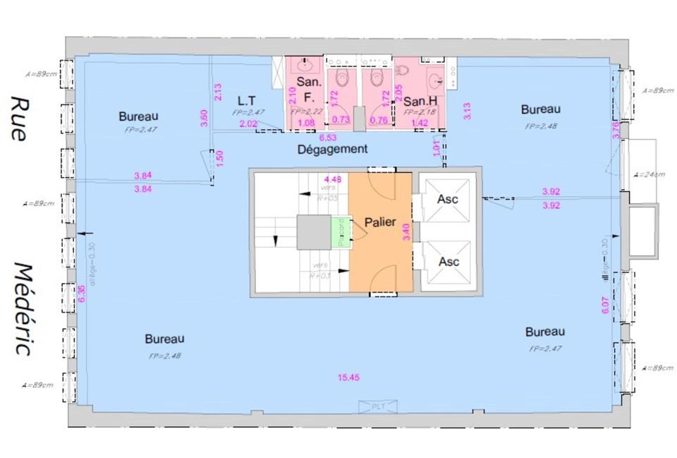 Bureau Vente 75017 PARIS