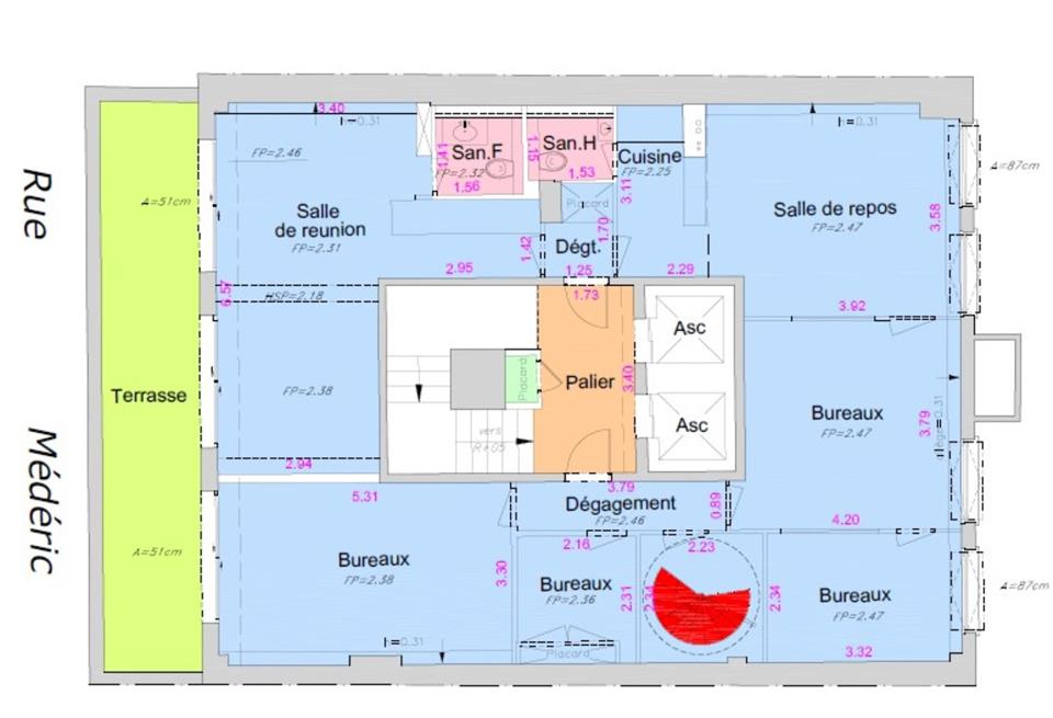 Bureau Vente 75017 PARIS