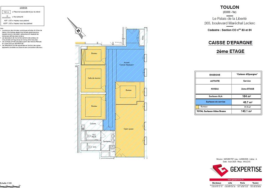 Bureau Location 83000 TOULON