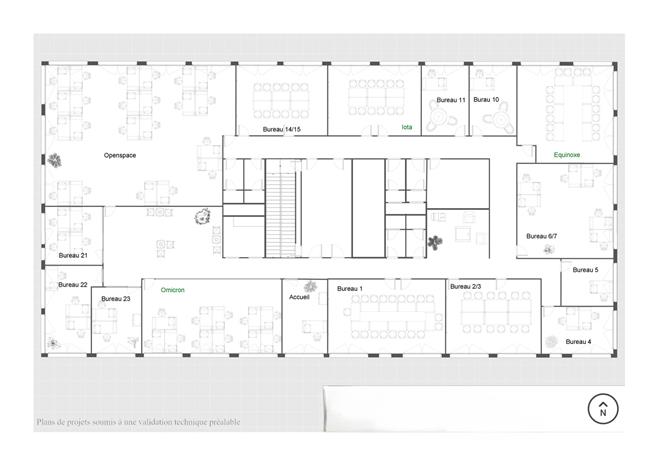 Bureau Location 44200 NANTES 5 BOULEVARD VINCENT GACHE