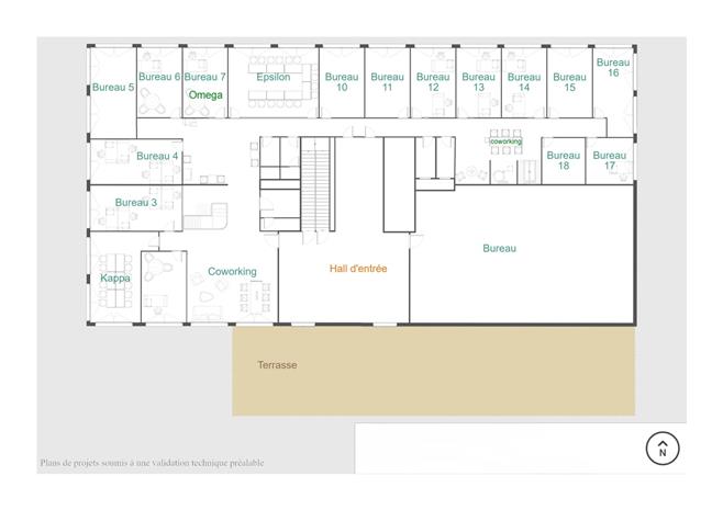Bureau Location 44200 NANTES 5 BOULEVARD VINCENT GACHE