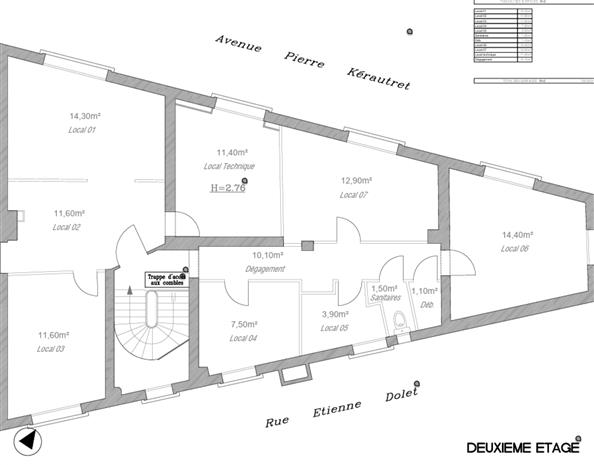 Bureau Vente 93230 ROMAINVILLE 1 AVENUE PIERRE KERAUTRET