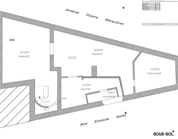 Bureau Vente 93230 ROMAINVILLE 1 AVENUE PIERRE KERAUTRET