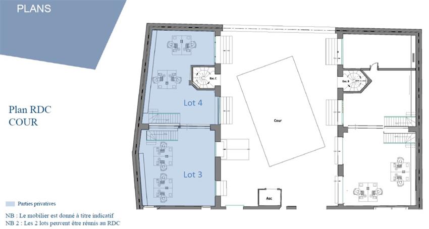 Bureau Vente 75008 PARIS