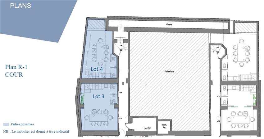 Bureau Vente 75008 PARIS