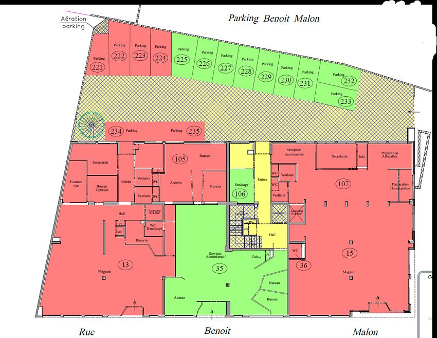 Bureau Vente 42300 ROANNE 19 RUE BENOIT MALON