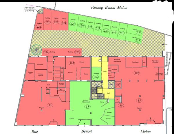 Bureau Vente 42300 ROANNE 19 RUE BENOIT MALON