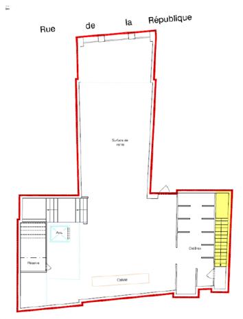 Commerce Location 69002 LYON 75 RUE DE LA REPUBLIQUE