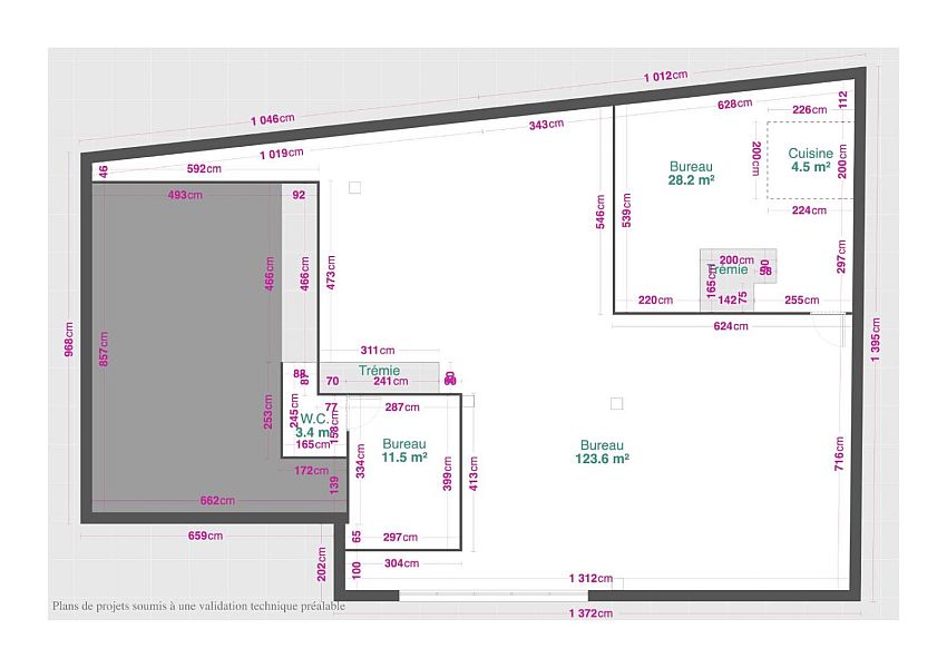 Bureau Location 44000 NANTES 1A RUE RICHEUX