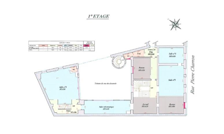 Bureau Location 75008 PARIS 61 RUE PIERRE CHARRON