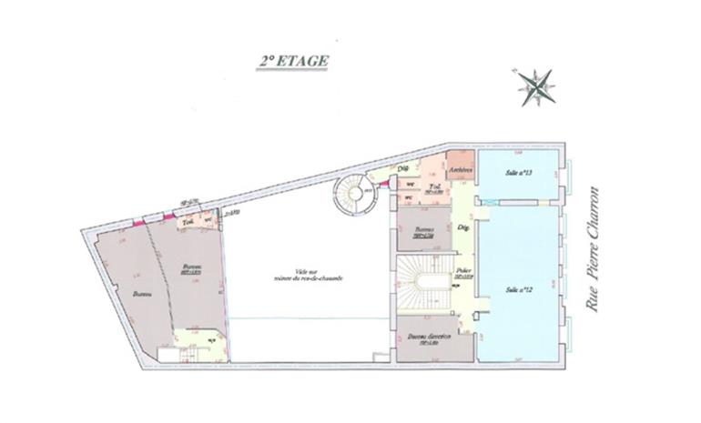 Bureau Location 75008 PARIS 61 RUE PIERRE CHARRON