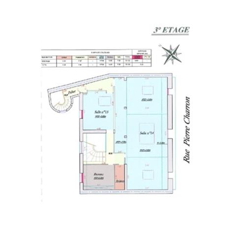 Bureau Location 75008 PARIS 61 RUE PIERRE CHARRON