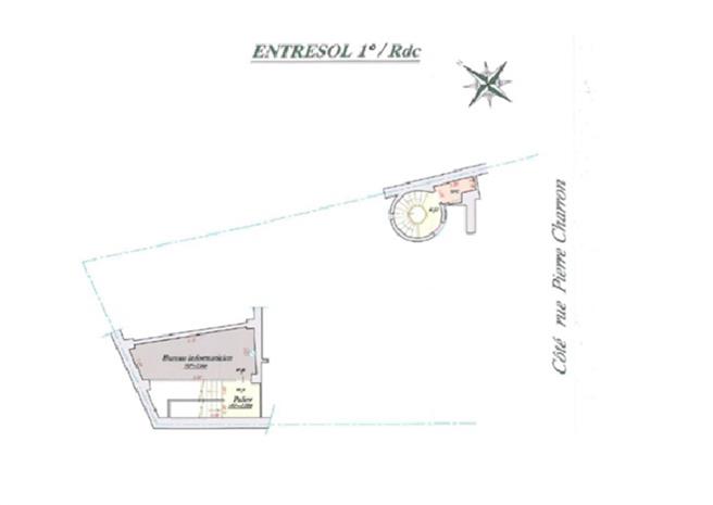 Bureau Location 75008 PARIS 61 RUE PIERRE CHARRON