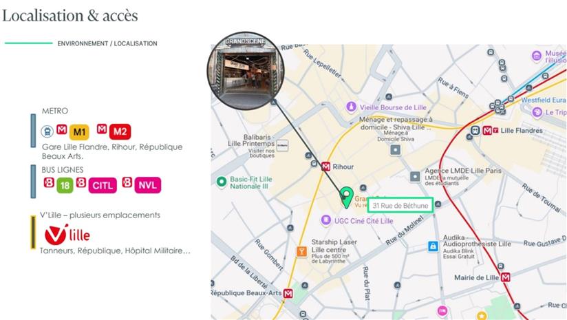 Commerce Location 59800 LILLE