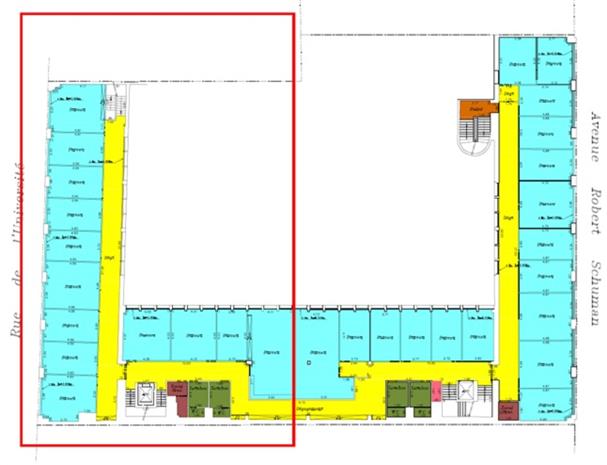 Bureau Location 75007 PARIS 158 RUE DE L'UNIVERSITE