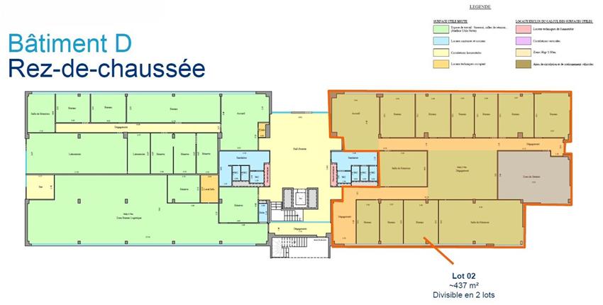 Bureau Location 69800 ST PRIEST 575-655 ALLEE DES PARCS