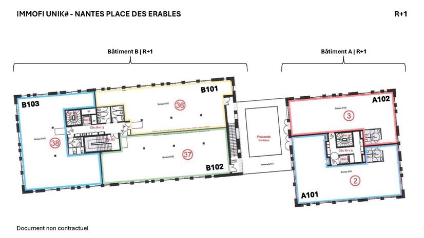 Bureau Location 44200 NANTES 9 RUE LA NOUE BRAS DE FER