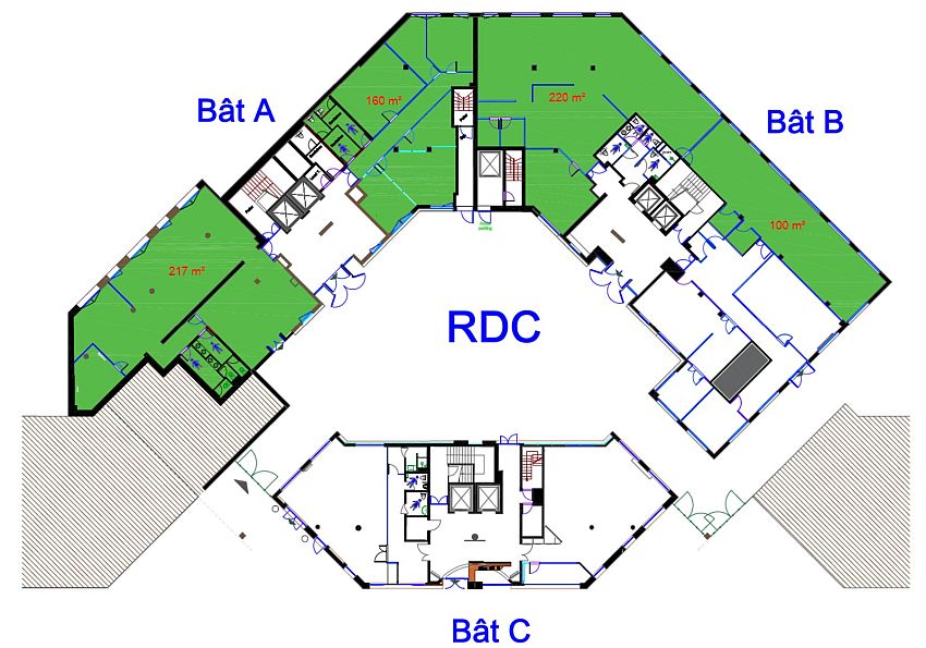 Bureau Location 92100 BOULOGNE BILLANCOURT 77-83 AVENUE EDOUARD VAILLANT