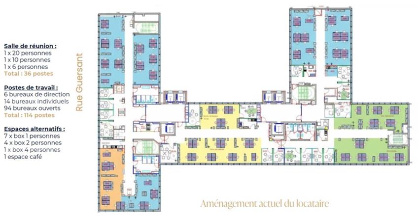 Bureau Location 75017 PARIS 32 RUE GUERSANT