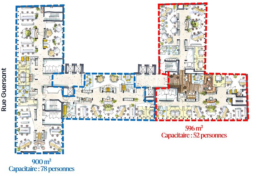 Bureau Location 75017 PARIS 32 RUE GUERSANT