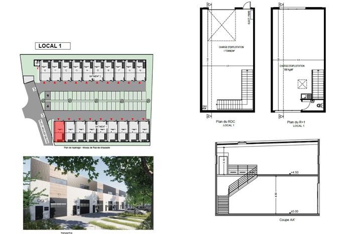 Local d'activités Location 33170 GRADIGNAN