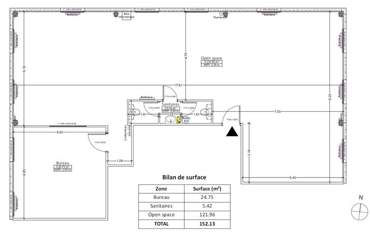 Bureau Location 59650 VILLENEUVE D'ASCQ