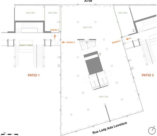 Bureau Location 34000 MONTPELLIER  RUE LADY ADA LOVELACE