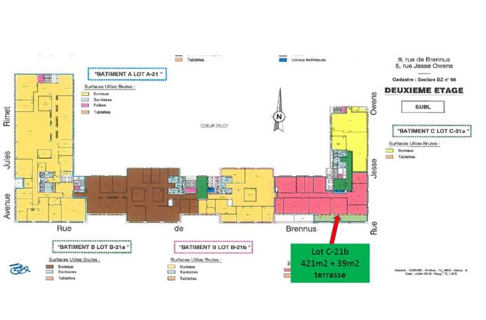 Bureau Location 93210 LA PLAINE ST DENIS
