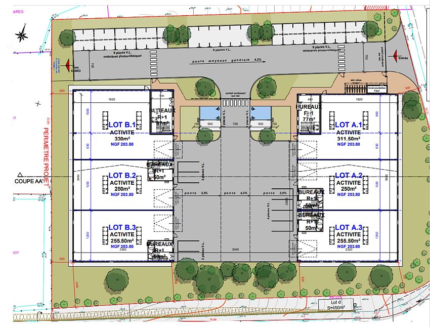 Local d'activités Location 69800 ST PRIEST