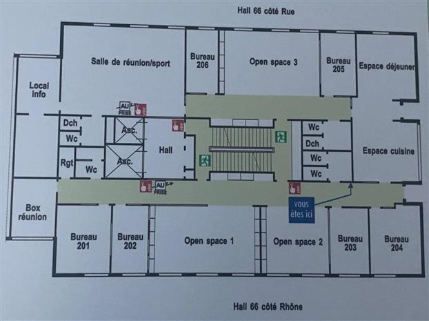 Bureau Location 69006 LYON 66 QUAI CHARLES DE GAULLE