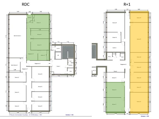 Bureau Location 33100 BORDEAUX 19 RUE DU COMMANDANT COUSTEAU