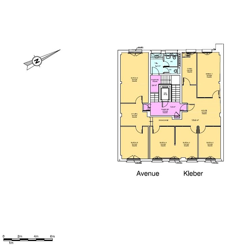 Bureau Location 75116 PARIS 42 AVENUE KLEBER