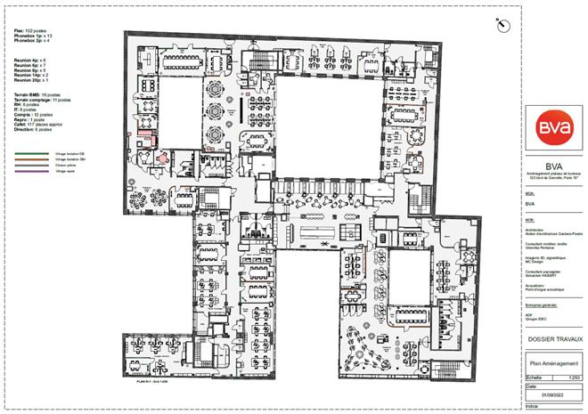 Bureau Location 75015 PARIS