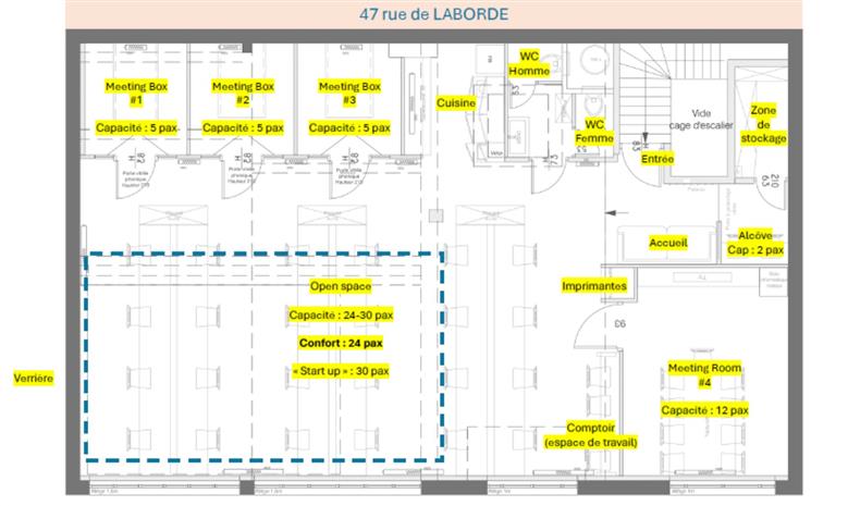 Bureau Location 75008 PARIS 47 RUE DE LABORDE
