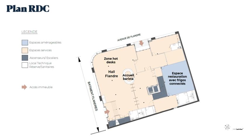 Bureau Location 75019 PARIS