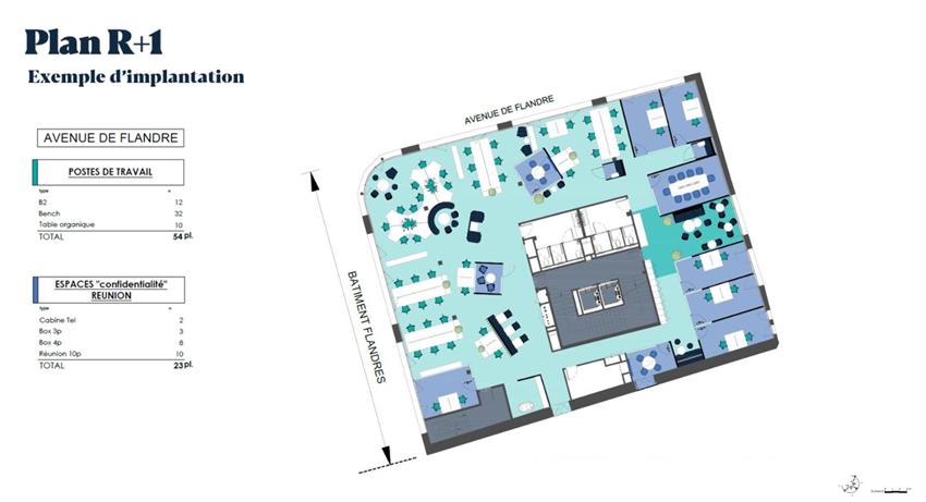 Bureau Location 75019 PARIS