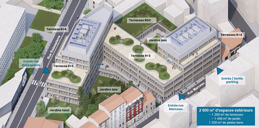 Bureau Location 93100 MONTREUIL