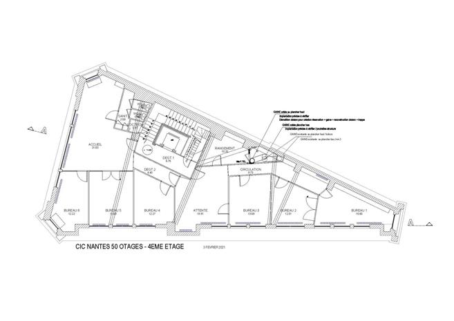 Bureau Location 44000 NANTES 1 RUE DE LA HAUTE CASSERIE